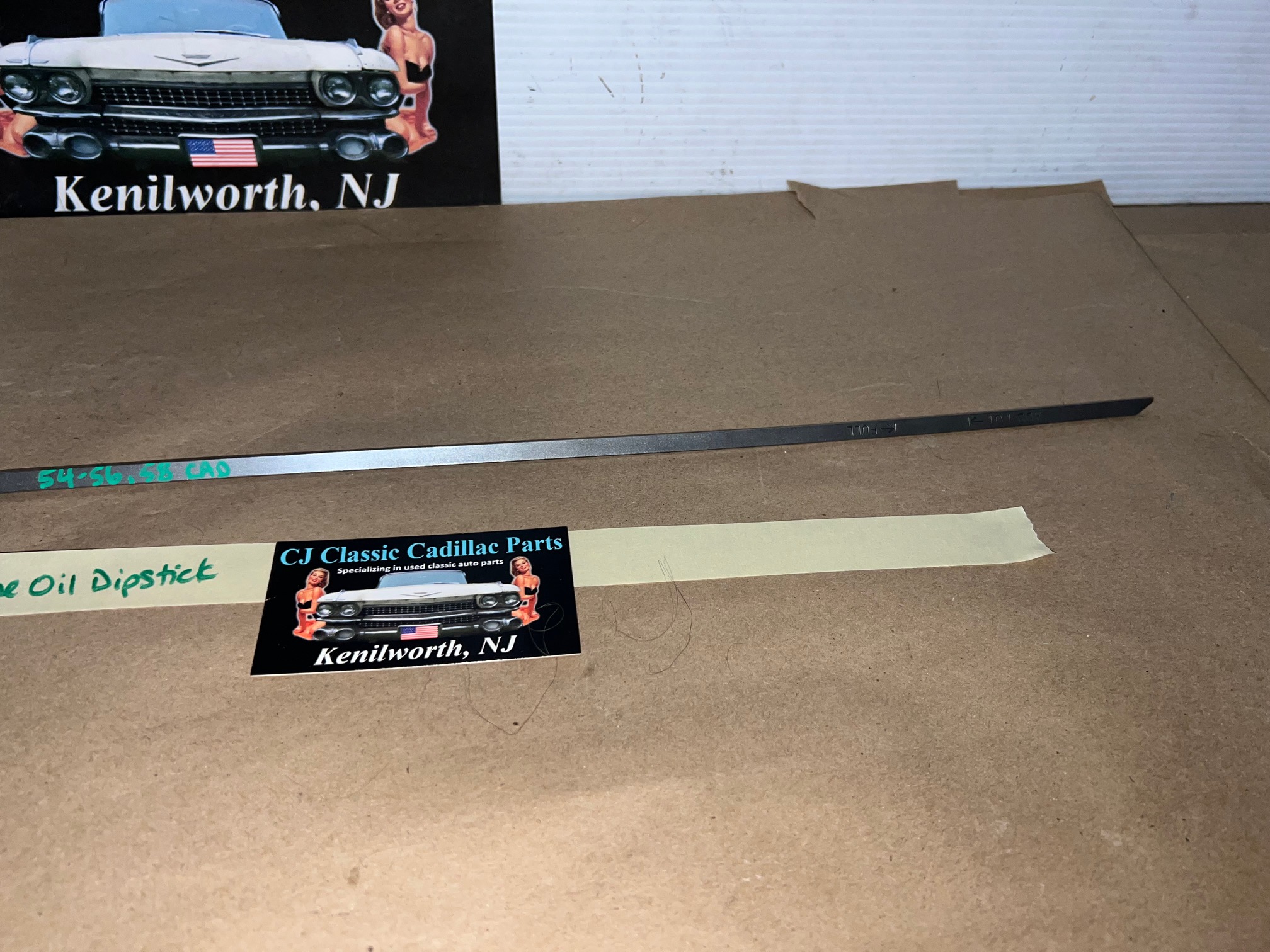 NEW 1954 1955 1956 1958 CADILLAC DEVILLE ELDORADO FLEETWOOD ENGINE OIL LEVEL INDICATOR DIPSTICK #1461124 - Image 12
