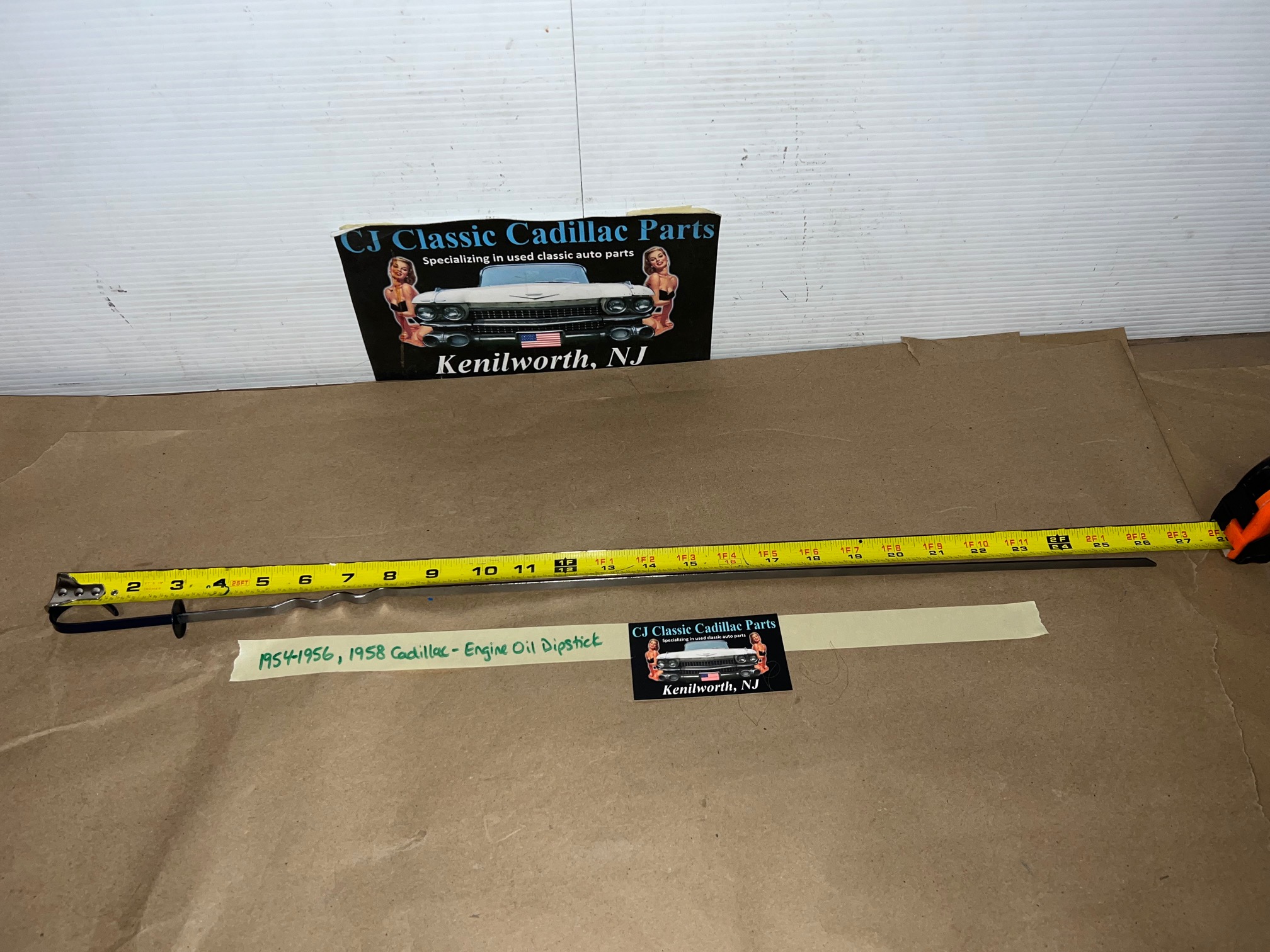 NEW 1954 1955 1956 1958 CADILLAC DEVILLE ELDORADO FLEETWOOD ENGINE OIL LEVEL INDICATOR DIPSTICK #1461124 - Image 15