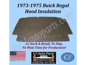 REM 1973 1974 1975 BUICK REGAL HOOD INSULATION - SKY-HIN-025