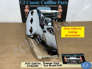 OEM 1975 1976 1977 1978 CADILLAC ELDORADO RIGHT PASSENGER SIDE LOWER FRONT BUMPER END #3516072