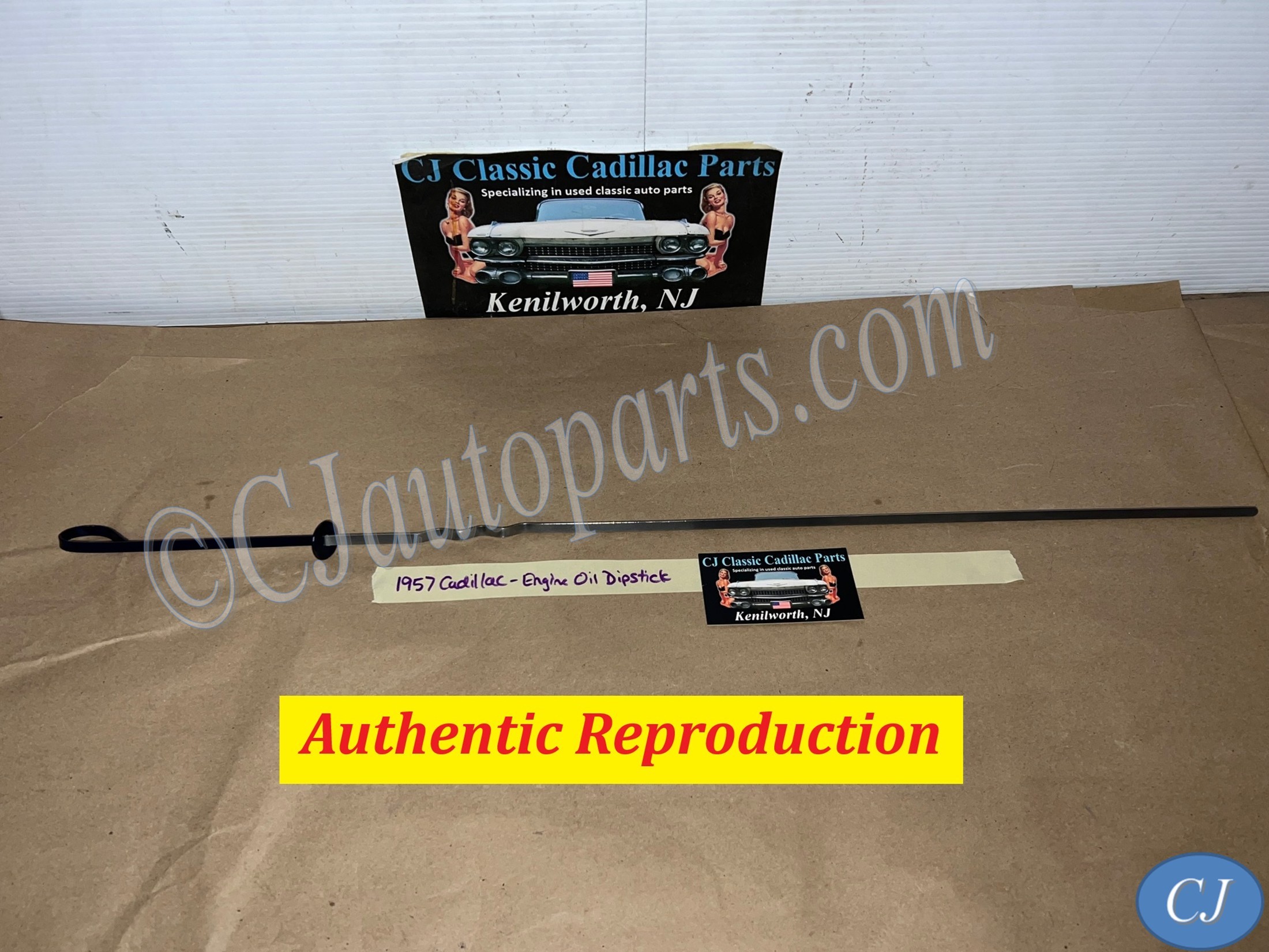 NEW 1957 Cadillac Deville Eldorado Fleetwood 365 ENGINE OIL FLUID LEVEL INDICATOR DIPSTICK #1466797
